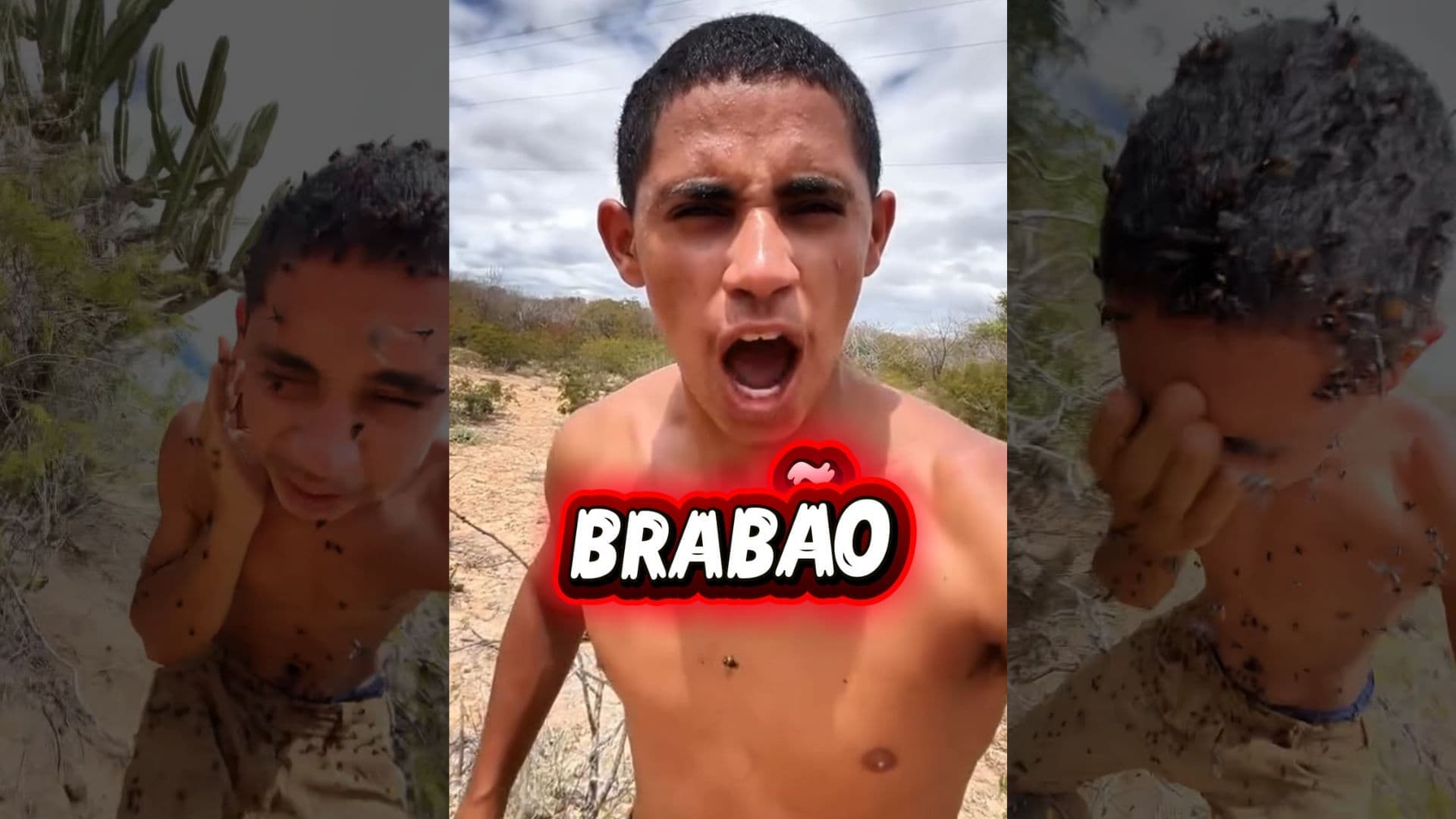 Ele foi ser o BRABÃO DO SERTÃO e olha o que aconteu, a natureza não aceita desaforo